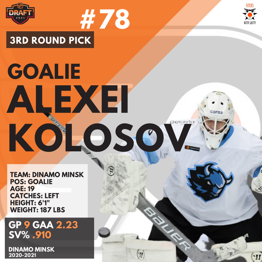 All You Need To Know On Flyers Draft Picks Alexei Kolosov And Brain