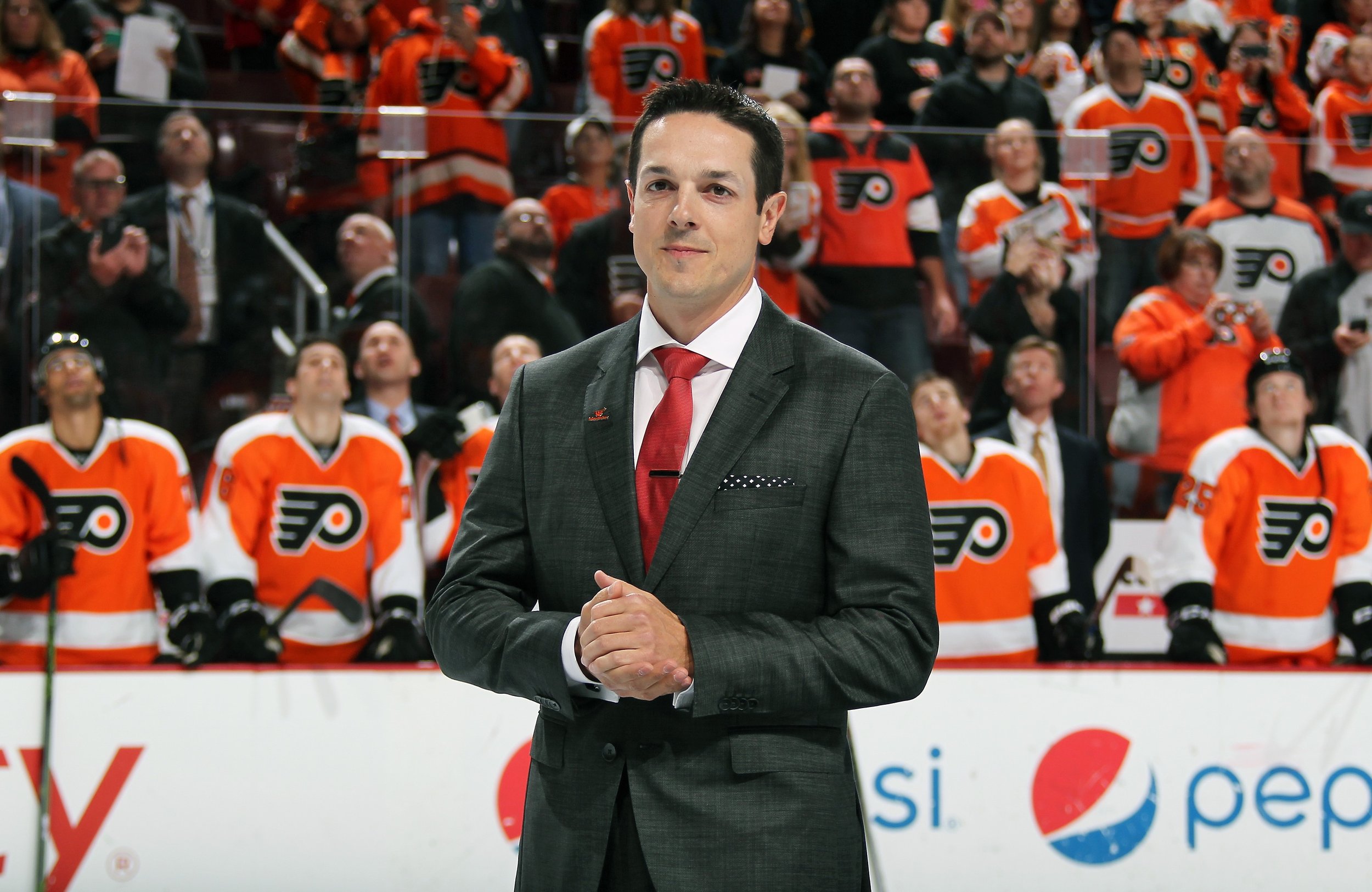 Flyers name Danny Briere special assistant to GM; Claude Giroux saluted at  practice