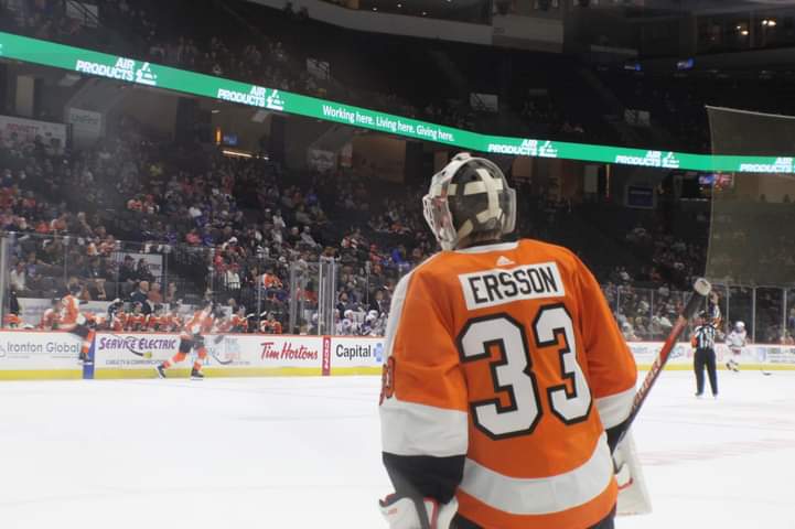 Flyers Sign G Sam Ersson to 2-Year Extension