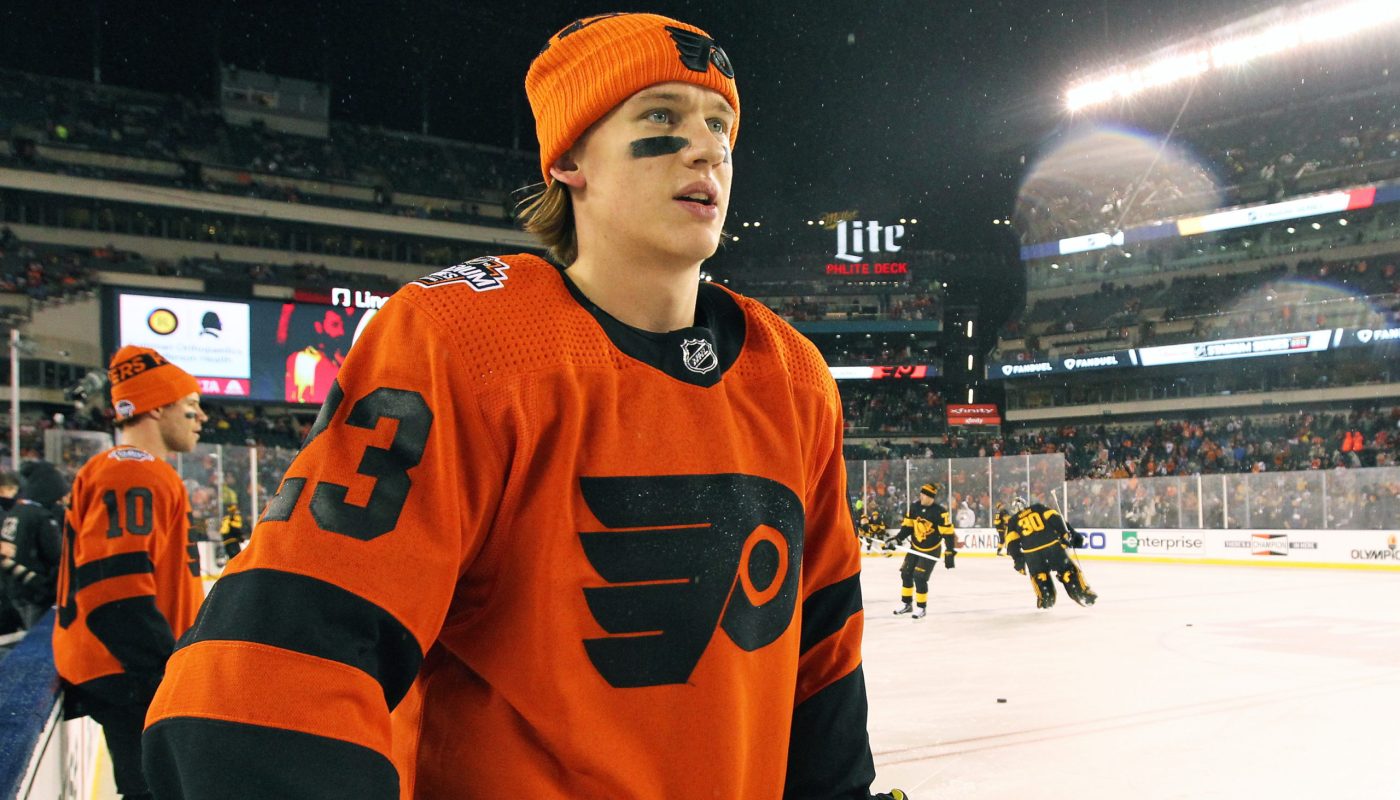 Demotion behind him, Oskar Lindblom could break out for the Flyers in  2019-20 - The Athletic