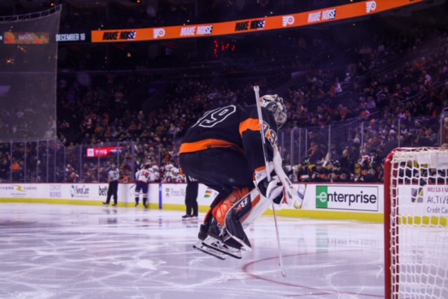 Another Carter Hart background that I saw NHL posted on their Instagram  story last week - my favourite so far : r/Flyers