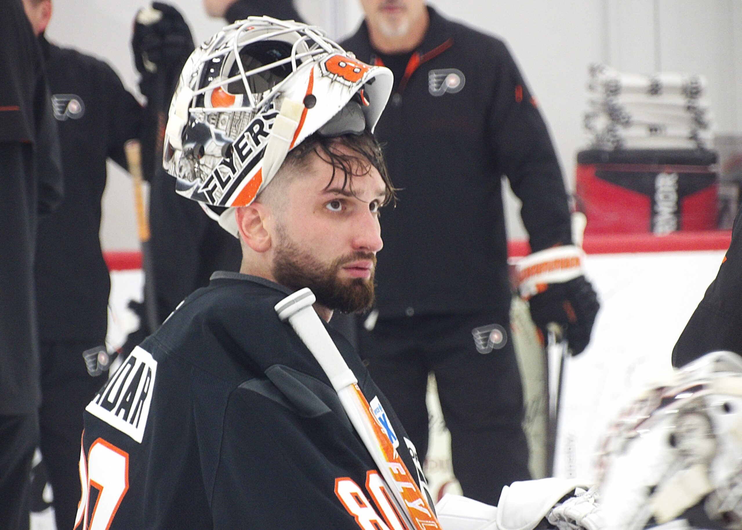 Dan Vladar will start for the Flyers tonight in the opener
