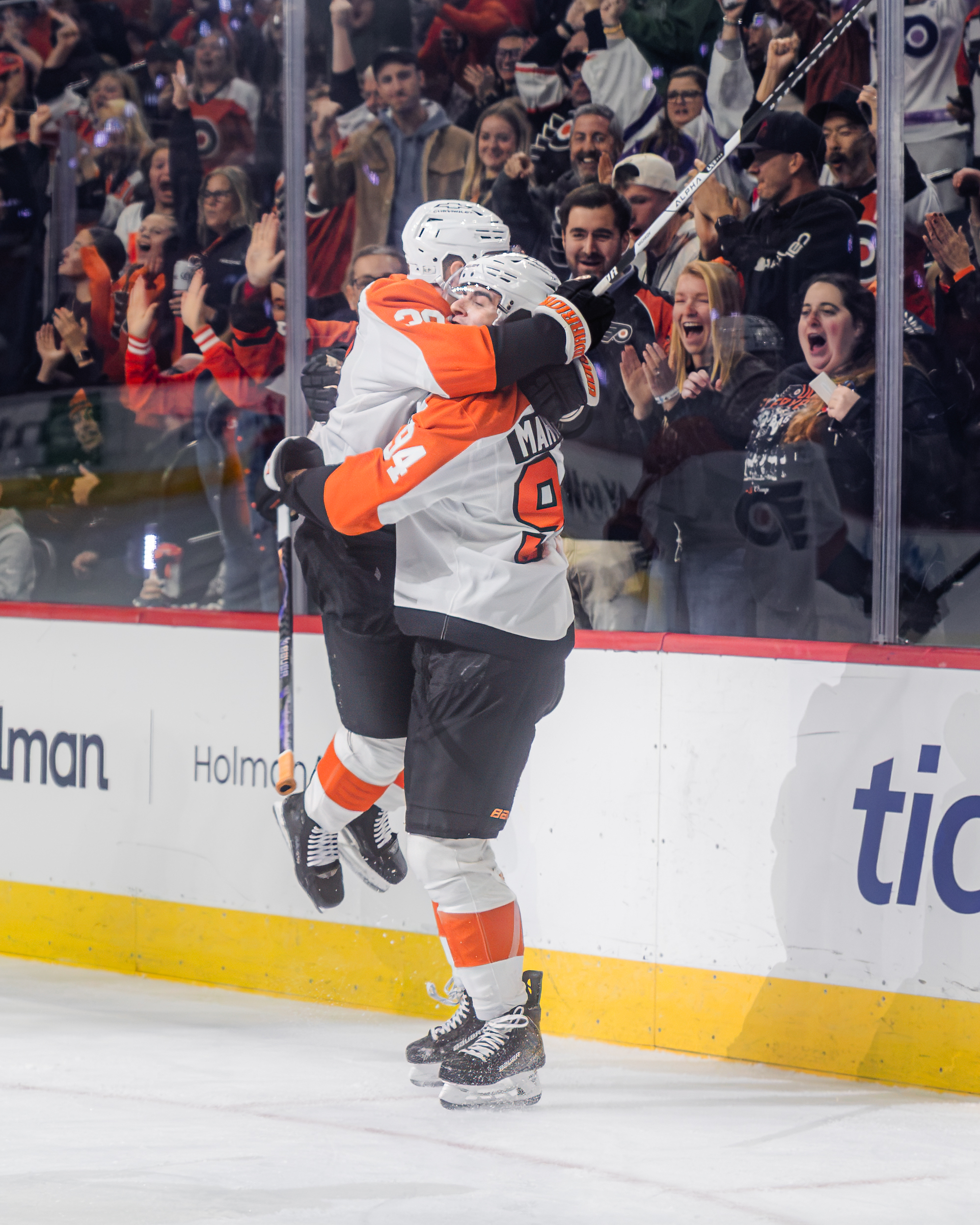 Porter Martone and Matvei Michkov have turned instant chemistry together